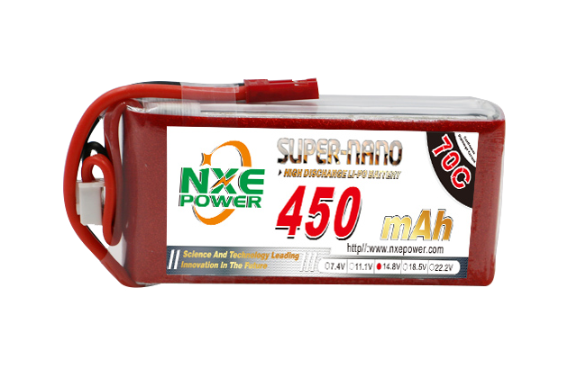 450mAh 70C 4S 14.8V FPV穿越機電池