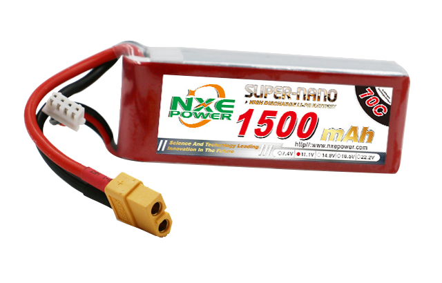 1500mAh 70C 3S 11.1V FPV穿越機(jī)電池